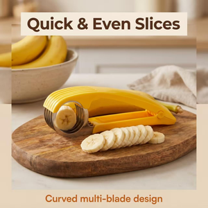 Creative New Product Banana Slicer Kitchen Accessories Kitchen Utensils Kitchen Tools & Gadgets Fruit & <b>Vegetable</b> Chopper <b>Cutter</b> - Product Image 3