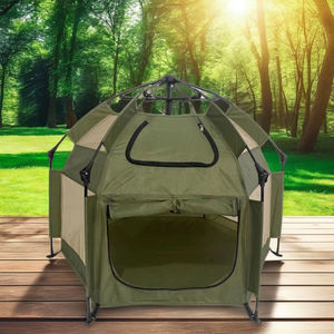 Rüzgar Vadisi Hızlı Kurulum Evcil Hayvan Evi Egzersiz Çadırı Katlanabilir Nefes Alabilen Oxford Kumaş Düğme Kapatmalı <span class=keywords><strong>2</strong></span> Köpek İçin Her Mevsim Yaşam Kullanımı - Product Image 5