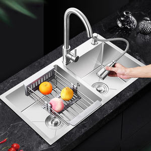 Évier de cuisine en acier inoxydable pour laver les légumes - Product Image 1