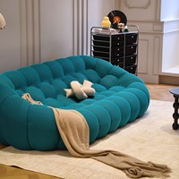 Canapé d'angle moderne vert confortable et réglable, en tissu maillé éponge haute résilience, écologique et compressible, idéal pour hôtel