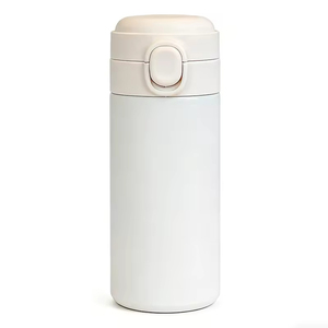 Stainless Steel Insulated Vacuum Cup with Bouncing Lid and Straw Travel Cups with Lids Customized logo - Product Image 1