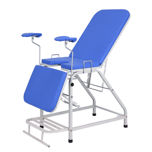 2024 estilo de acero metálico médica nueva cama de hospital cama de parto de examen obstétrico <span class=keywords><strong>y</strong></span> ginecológico - Product Image 5