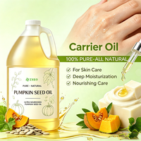 Minyak Biji Labu 100% Murni, Cold Pressed, Minyak Pembawa Alami untuk Pelembap Rambut & Kulit, Aromaterapi, DIY, Pijat Wajah & Tubuh, Kemasan Besar