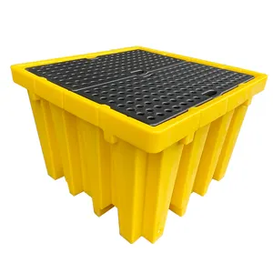 Ibc Spill Containment Pallets Tote Pallet Secondary Containment Poly Spill Pallets For 1000L IBC Tank