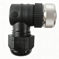 Accessoires pour connecteurs/prises d'aviation, options droites ou coudées, adaptés à diverses transmissions de signaux de capteurs