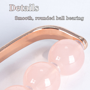 Resin 5 Ball facial Face care Neck Body Massage tools <b>Roller</b> Lymphatic Drainage Anti <b>Cellulite</b> pink Beauty Gua Sha <b>Roller</b> - Product Image 6