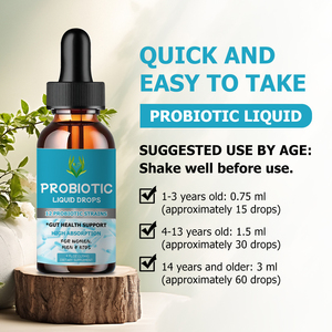 Gotas Líquidas Probióticas con 12 Cepas Probióticas, Suplemento Dietético de Alta Absorción, Apoya un Intestino Más Saludable y una Inmunidad Más Fuerte - Product Image 5