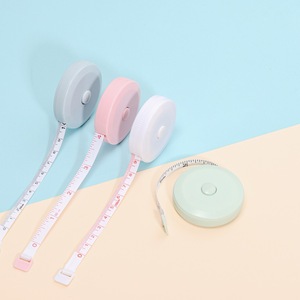 Mini <b>Automatic</b> Retractable Tape Measure Portable Measuring Tape For <b>Sewing</b> And DIY Jewelry Making In Blue Green Pink White - Product Image 1