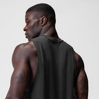 Nouveau Gilet de Sport Tricoté en Coton pour Homme 2026 – Sensation Glacée, Respirant, Col Rond, Couleur Unie, Grandes Ouvertures pour les Bras – Idéal pour la Gym