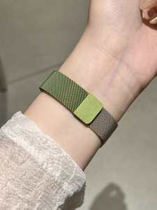 Bracelet magnétique milanais en métal pour <span class=keywords><strong>Huawei</strong></span> <span class=keywords><strong>Fit2</strong></span> Fit3 pour <span class=keywords><strong>huawei</strong></span> Band 8/9/10 pour xiaomi Band 8/9 (WB1138T) - Product Image 5