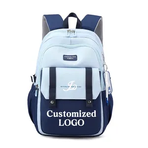 JIANGLIDA Customized Logo Nylon Backpacks For Teenagers High Quality School Bags For Girls New Girls College Bag