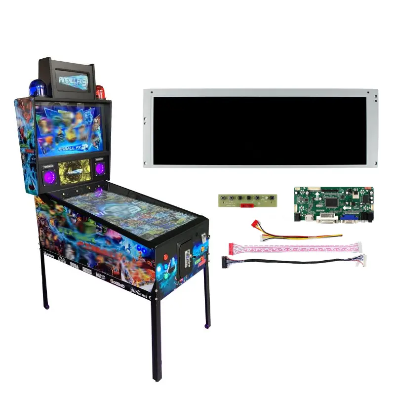 Pixelcade DMD วิดีโอ LED สีโรงละครของมายากล plinball Marquee Matrix สำหรับเสือเสมือนเห็น DMD สำหรับ Mars Pinball