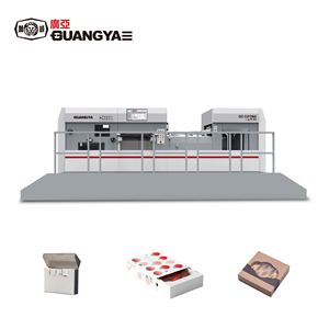 Machine automatique de pliage et de découpe à plat LK106M-B pour carton, pour boîtes à pizza, pour gobelets à café, pour boîtes à chaussures, pour PVC - Product Image 1