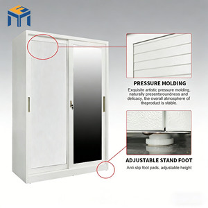 <span class=keywords><strong>Armadio</strong></span> in Metallo Stile Ostello Semplice con Stampa, per Balcone/Camera da Letto, Guardaroba in Acciaio per Interni ed Esterni per la Casa - Product Image 6