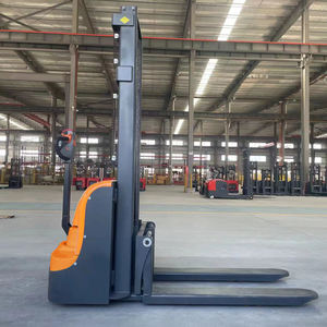 Apiladores semi eléctricos apiladores de palets tipo caminar apilamiento eléctrico carretilla elevadora apiladores de palets de segunda mano para la venta - Product Image 6