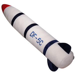 Pendentif en peluche de missile chinois Dongfeng 5C, oreiller de missile, <span class=keywords><strong>sac</strong></span>, cadeau de vacances de décoration de porte-clés - Product Image 1