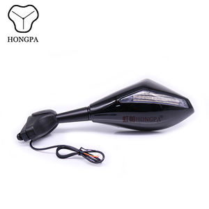 Rétroviseurs de moto avec clignotants pour KAWASAKI <span class=keywords><strong>NINJA</strong></span> 6R 9R 650R 250R 636 YAMAHA YZF R1 R6 R6S / <span class=keywords><strong>SUZUKI</strong></span> GSXR 600K 5 750 <span class=keywords><strong>1000</strong></span> - Product Image 3