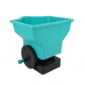 Wholesale Adjustable Hand Crank Plastic <strong>Seed</strong> Spreader Manual Handheld Seeding Tool Fertilizer Applicator for Agriculture Lawn - Product Image 2