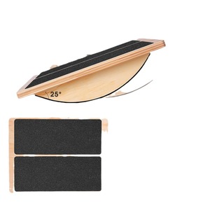 Nhiều Mức Độ Điều Chỉnh Bằng Gỗ Căng Ban Tập Thể Dục Nghiêng Tread Tấm Bê Achilles Gân Kéo Dài Exerciser - Product Image 4