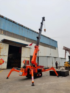 2ton ngoài trời tất cả các địa hình Crawler Spider khớp nối Boom Lift <span class=keywords><strong>Crane</strong></span> mini điều khiển từ xa Crawler Spider <span class=keywords><strong>Crane</strong></span> - Product Image 5