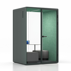 Cabina Acústica Moderna de Acero para Coworking, Aislamiento Acústico, Cabina Telefónica Insonorizada, Cabina de Oficina con 100% de Aislamiento Acústico para Reuniones Silenciosas - Product Image 5
