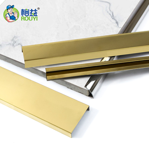 Nouvelle Bande de finition en <span class=keywords><strong>acier</strong></span> inoxydable pour carrelage mural, bordure de carrelage en céramique pour coin mural - Product Image 2