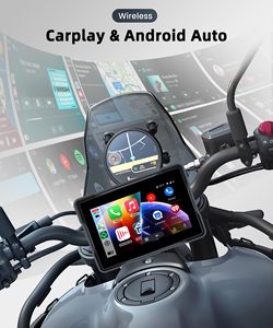 Écran tactile IPS 5 pouces sans fil pour moto, affichage Android pour voiture, navigation <span class=keywords><strong>GPS</strong></span>, caméra embarquée, compatible ODM/OEM - Product Image 2