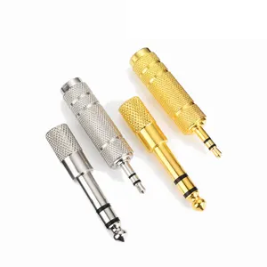 Factory Wholesale Sound Audio Microphone Jack Adapter 6.35 Plug to 3.5mm