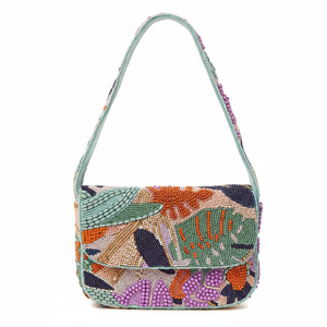 Pochette à monnaie douce faite à la main avec broderie sac à main compact perlé pour filles sac à main perlé par mohsin artisanat - Product Image 1