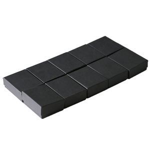 Small Matte Black Cardboard Packaging Boxes paper Box Packaging Jewelry Box