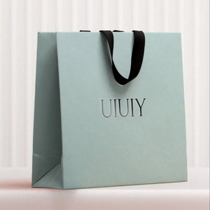 Sacs en papier personnalisés Cadeau Conception gratuite Taille personnalisée Sac cadeau en papier de luxe Shopping - Product Image 1
