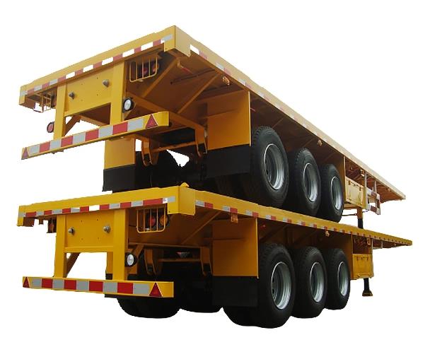 WS Heavy Cargo Transport Used Flatbed Trailer