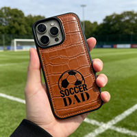 Étui de téléphone portable en similicuir avec impression UV Supernova, étui de téléphone portable à graver au laser, support de téléphone vierge pour gravure laser