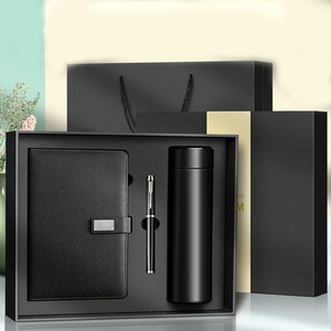 Custom Logo Promotional Gift Luxury PU Leather/Fabric <b>A5</b> <b>Diary</b> Notebook Planner Thermal Binding Magnetic Business Gift Set Pen - Product Image 6