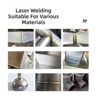 Machine de soudage laser automatique sur plateforme 3/5 axes pour pièces en acier inoxydable et alliage d'aluminium, programmation par lots, garantie 1 an