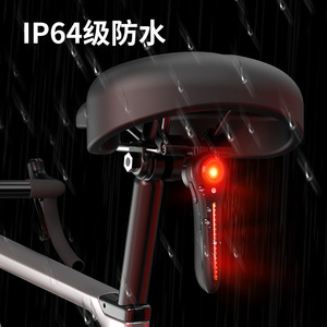 ยัวลี่ไฟท้ายจักรยาน LED แบบชาร์จไฟได้ IPX4 กันน้ำ ชาร์จไมโครยูเอสบีสำหรับการขี่จักรยานจักรยานเสือภูเขาจักรยานเสือหมอบ - Product Image 5