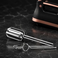 Batteur Électrique Manuel 5 Vitesses Homologué ETL avec Fouets en Acier Inoxydable Couleur Personnalisée pour le Marché, Mélangeur de Gâteaux Puissant pour Cuisine, Fabrication OEM