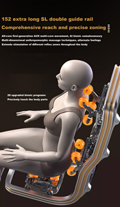NINGDECRIUS 2023 nuevo diseño 4D lujo cuerpo completo cero gravedad masaje silla cuerpo eléctrico SL pista <span class=keywords><strong>Shiatsu</strong></span> silla de masaje reclinable - Product Image 5