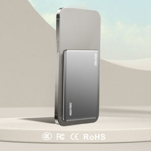 Banque d'alimentation JLX02 HSONE ultra-fine en alliage d'aluminium 10000mAh avec conception magnétique, charge sans fil PD20W pour ordinateurs portables, téléphones, utilisation en voyage - Product Image 1