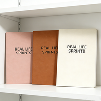 Agenda Personalizada Ecológica y Bonita con Diseño de Macaron, Tamaño A6, de Cuero, Planificador Diario 2026, Páginas Interiores Personalizadas con Líneas