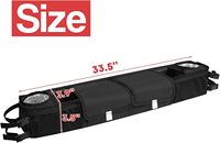 Organisateur universel pliable de panier de stockage de chariot de golf, caddie avant intérieur 1680D sans perçage pour EZGO, voiture de club, Kandi