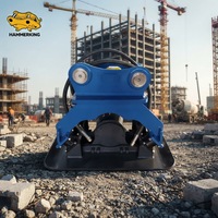 Compacteur hydraulique multifonctionnel pour excavatrice, construction routière, remblai, compactage de fondations, taille personnalisable
