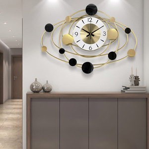 Horloge murale minimaliste créative décorative moderne de luxe matin <span class=keywords><strong>soleil</strong></span> pour salon bureau boutique - Product Image 4