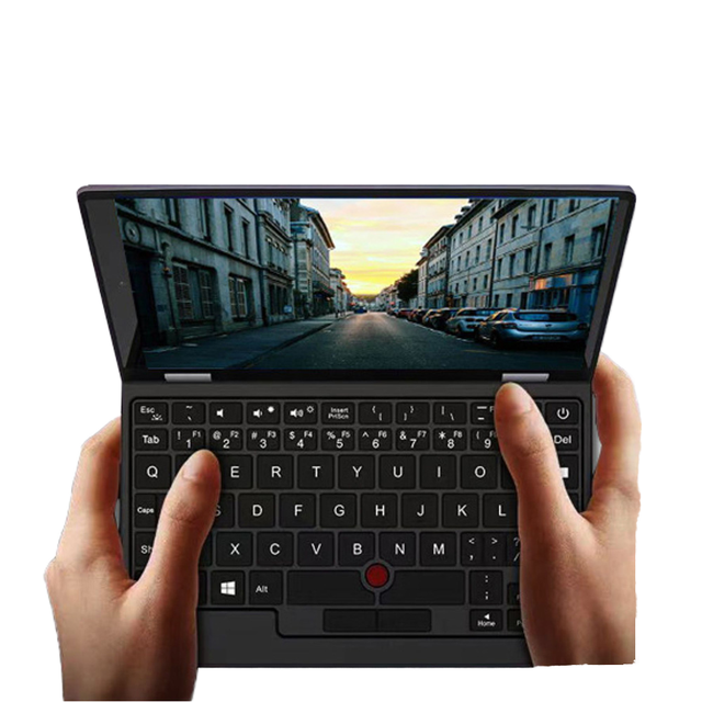 7 Inch Touch Screen N100 Quad Core 1.7GHz 16GB RAM Aluminum Netbook Win11 Portable Laptop Students Intel Celeron SSD IPS Metal