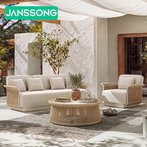 <span class=keywords><strong>Set</strong></span> Divano da Esterno Moderno in Alluminio, Arredamento di Lusso per Villa, Patio, Resort e Hotel - Product Image 2