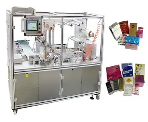 Hot Sale Automatisch einstellbare Cellophan-Umwickel maschine für Kosmetik-CD