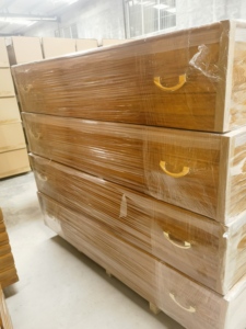 Europese Stijl Volwassen Kist Hoge Kwaliteit Houten Kist Goedkope Doodskisten Groothandel