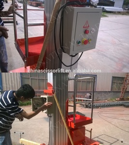 6 - 10 mètres, chargement 100Kg. Mini ascenseurs portables pour hommes. Ascenseur électrique en alliage d'aluminium. Ascenseur à mât unique - Product Image 4