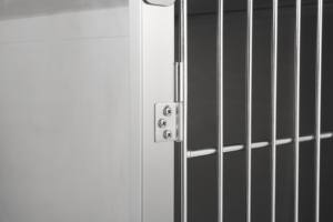 Gabbia per Cani KA-509S Aeolus in Acciaio Inox 304 con Angoli Arrotondati e Motivo a Rete Solida - Product Image 6