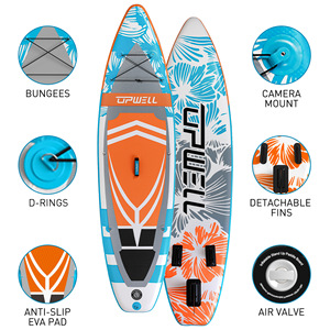 Tabla de Paddle Surf Inflable de PVC de 320*81*15cm, Equipo para Deportes Acuáticos - Product Image 5